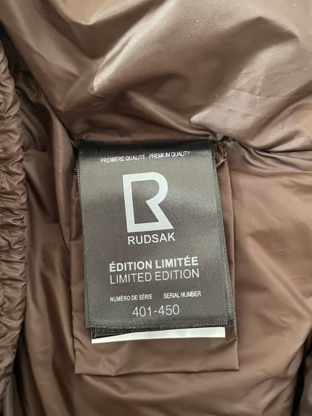 NWT RUDSAK Malo Limited Edition Puffer Jacket in Dark Brown - Picture 4 of 7